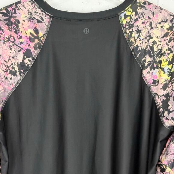 Lululemon Womens Waterside Relaxed UV Protection Long Sleeve Rash Guard Black XL - Picture 8 of 11
